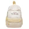 Student Bag Female Junior High School Student Campus Contrast Backpack Lightweight Commuter Backpack