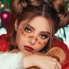 12Pcs/set Christmas Temporary Tattoo Stickers Festive Face Makeup Decals Perfect for Women&Girls Christmas Parties Celebrations