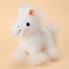 New 20Cm Cute Handmade Horse Plush Toys Stuffed Lifelike Long Hair Horse Doll Halloween Christmas Gift  Children'S Birthday Gift