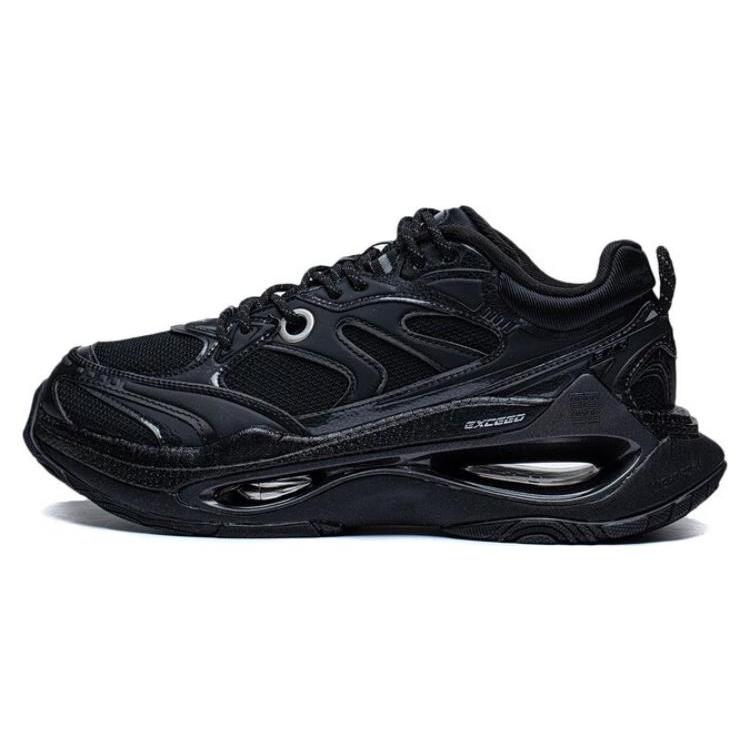 New LiNing Beyond Infinity Durable Breathable Low Top Casual Shoes Men's Black AZGT003-4
