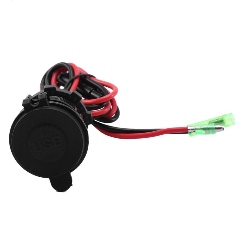 Motorrad Dual USB Ladegerät mit Relais für Kawasaki Versys 650 1000 X300 X650 Ninja400