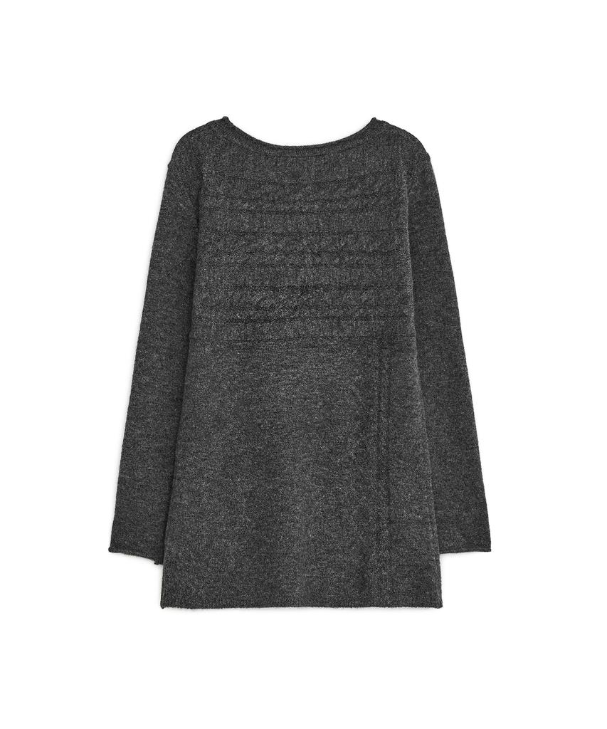 SUNBURNPROJECT Cable Knit One-Piece, Charcoal