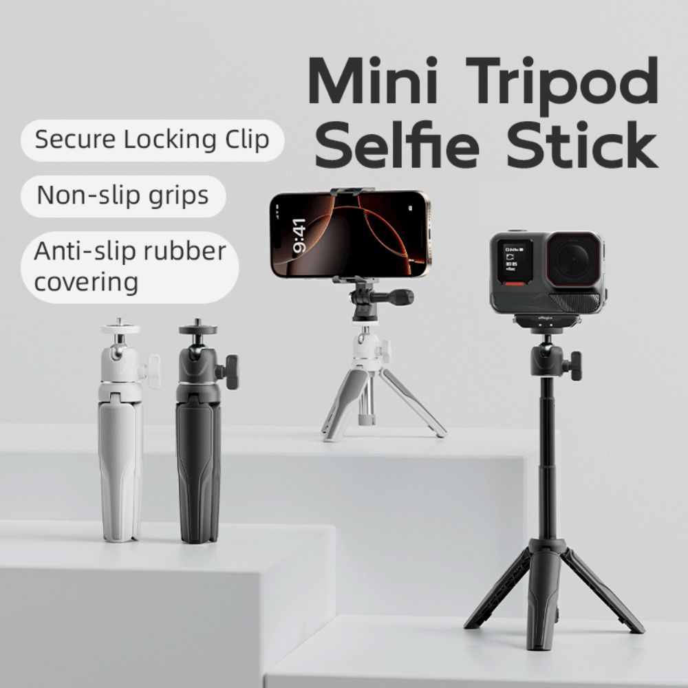 2-in-1 Selfie Stick Tripod for Insta360/DJI Osmo Action Action Camera Accessories