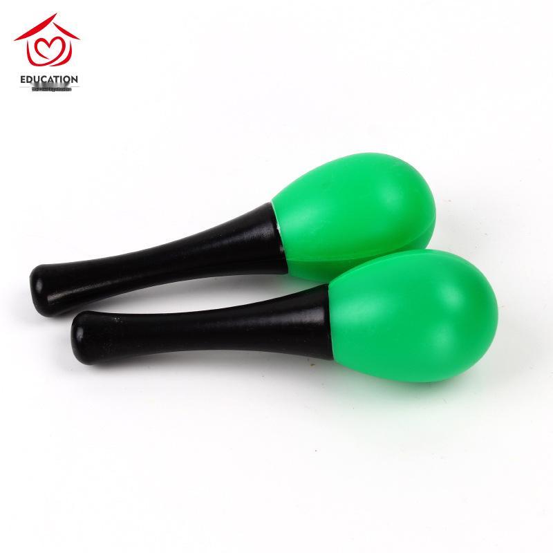 Kindergarten Orff Instruments: Plastic Maracas & Sand Eggs for Children's Visual and Auditory Tracking Training