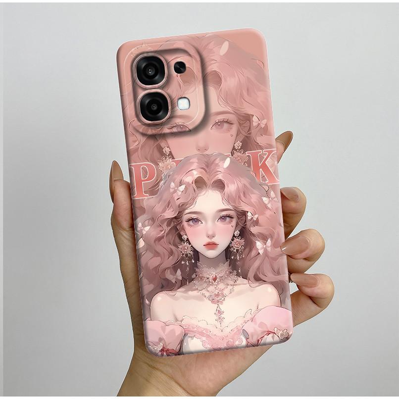 New Casing For Oppo A6 Pro 5G 4G CPH2781 CPH2799 Case Aesthetic Pretty Butterfly Flowers Soft Silicone Shockproof Back Cover