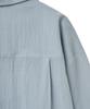 NOIRER FOR WOMAN Pale Scarf Loose Fit Shirt (Pale Blue)
