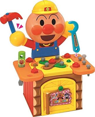 JOYPALETTE Anpanman Golpéalo Gíralo Tonton Carpintero 20 x 27 x 38 cm Plástico