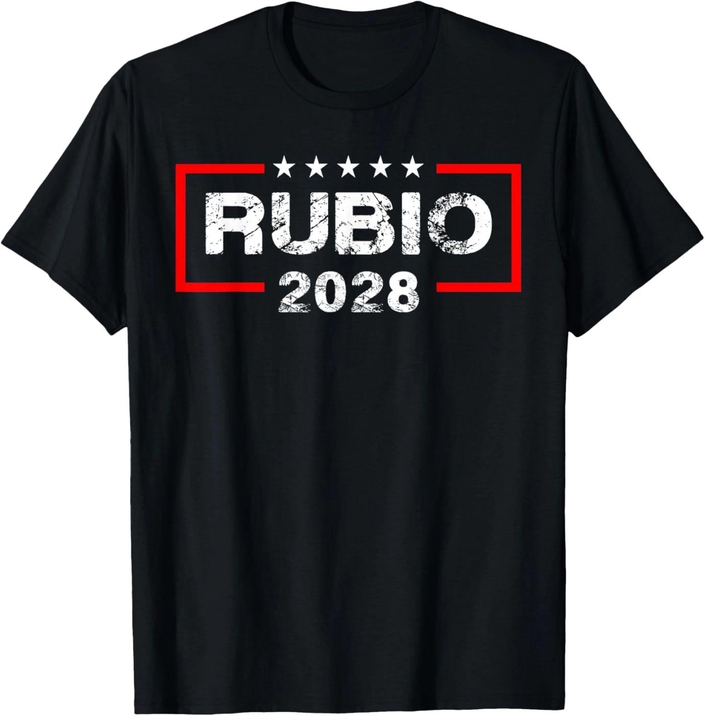 Marco Rubio 2028 President 48 US Flag Election Campaign 28 T-Shirt M
