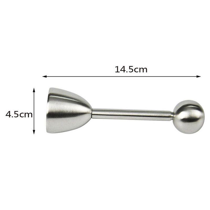 Høykvalitets eggåpner i rustfritt stål med elegant og moderne finish