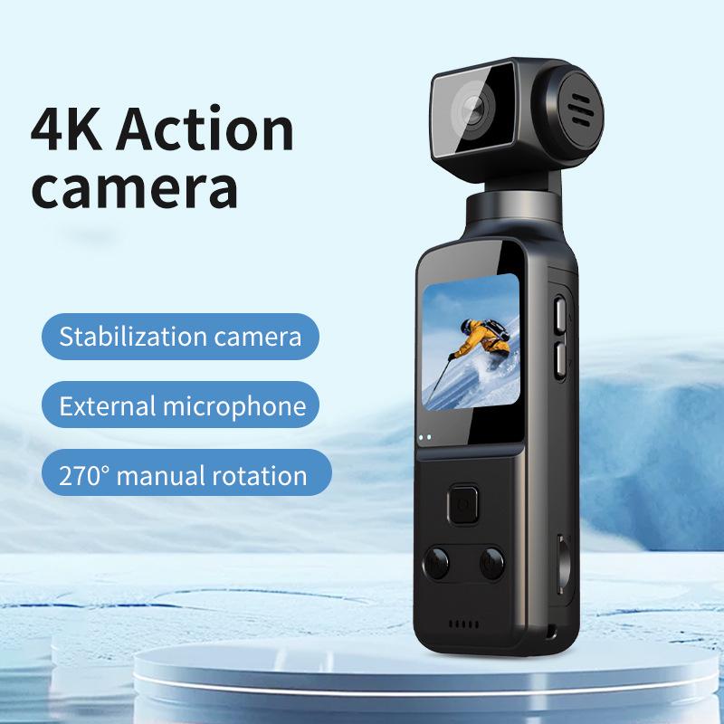 K1 4K HD Pocket Sports Camera with Anti-Shake for Outdoor Climbing and Cycling
