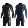 1.5MM One-piece Long-sleeved Wetsuit Men's Shorts Warm Outdoor Sunscreen Snorkeling Surfing Swimsuit