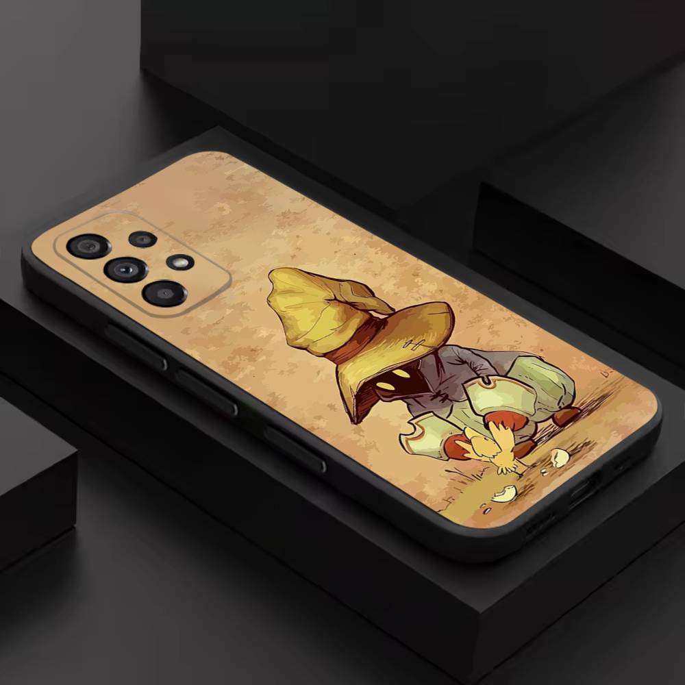 F-Finals-Fantasy Vivi Phone Case For Samsung S 9,10,21,30,22,23,24,25,26,Ultra,Plus,Lite,FE,4,5G Black Soft Case