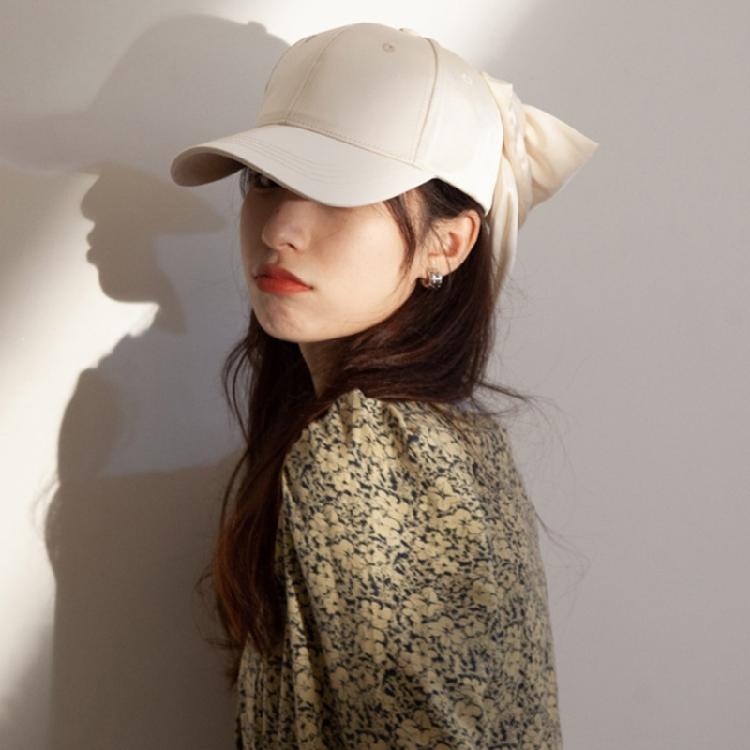 Oversize Bowknot Baseball Caps Comfortable Beach Getaways Summer Hat for Adult