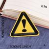 Firefighting Triangle Embroidered Patch - Sew-on Fabric Emblem for Clothing Accessories