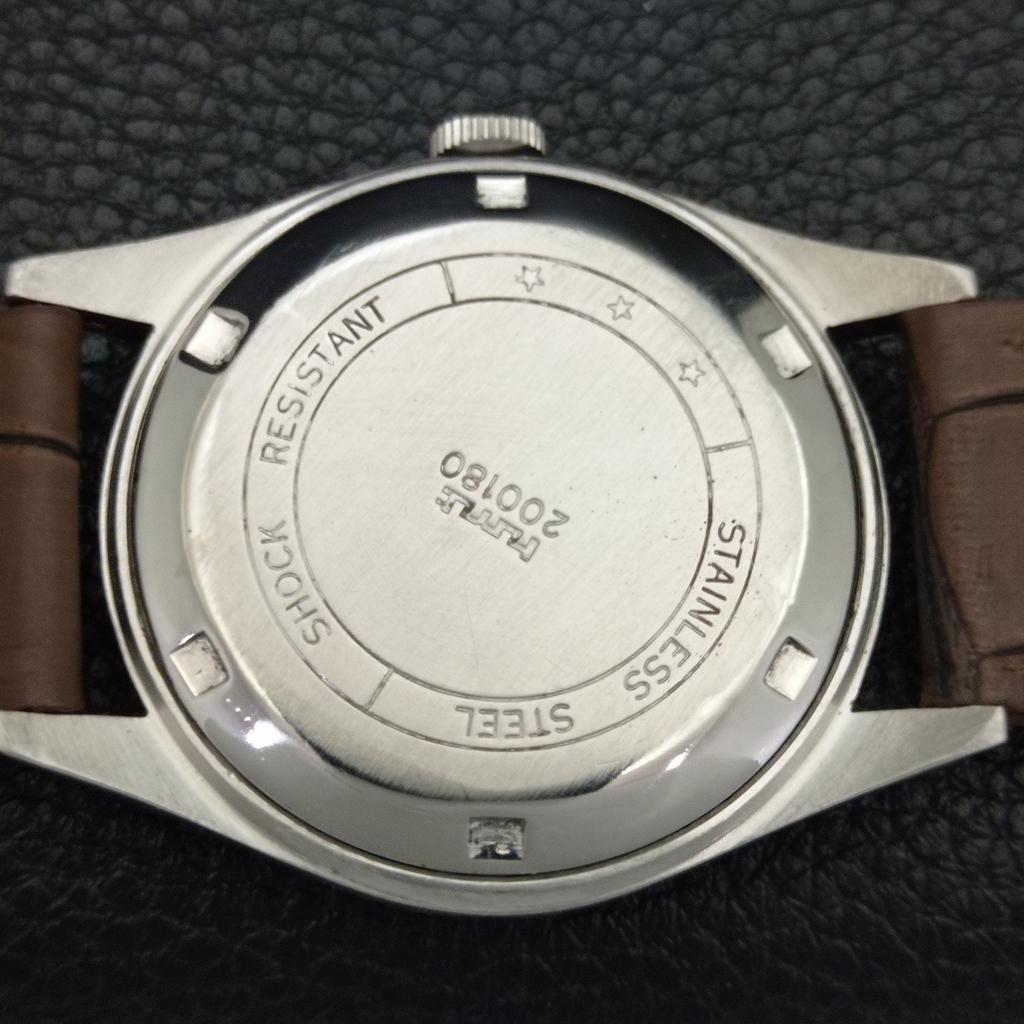 HMT HAND-WINDING INDIAN MENS VINTAGE WRIST WATCH A702809-1 R211-a702809