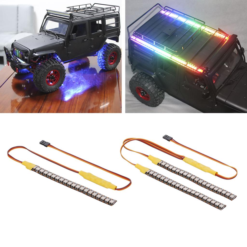 6 Kit Luci Led 2 Bianca 2 Rosso 2 Per 1/10 1/8 Scx10 D90 Rc Car - Foto 11