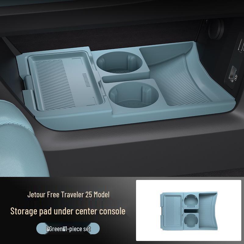Jetour Traveler Center Console Storage Box - Fits 25 Models, Lantu Zhiyin Car Accessory Modification
