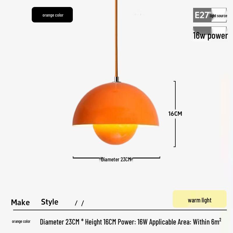 Nordic Minimalist Danish Bud Pendant Lamp for Bar, Restaurant, Bedroom, or Study