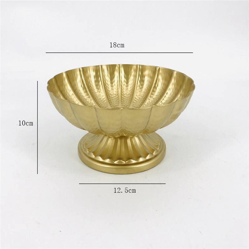 Vase Iron Basin Flower Planter For Cafe Indoor Office Living Room Home Planter Photography Props Traditional Plant Pot Small