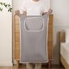 Úložná taška na špinavé oblečení Košík Rám Kbelík Skládací síťovina Prádelna Koupelna Závěsný organizér na domácí oblečení s háčkem