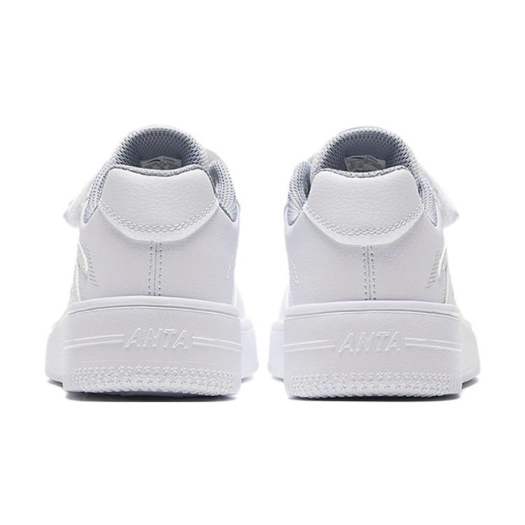 Anta Comfortable Non-Slip Durable Kids Skate Shoes Kids Sneakers White 332338007S-1