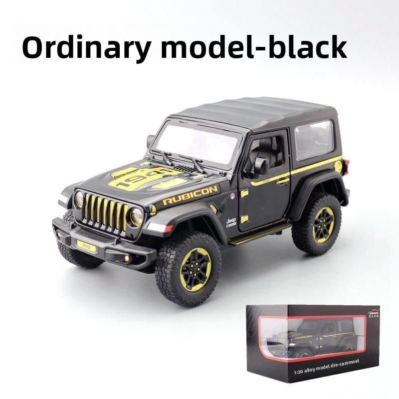 Simulation Wrangler Robin Hood Rubicon Convertible Off Road Car Toy Model