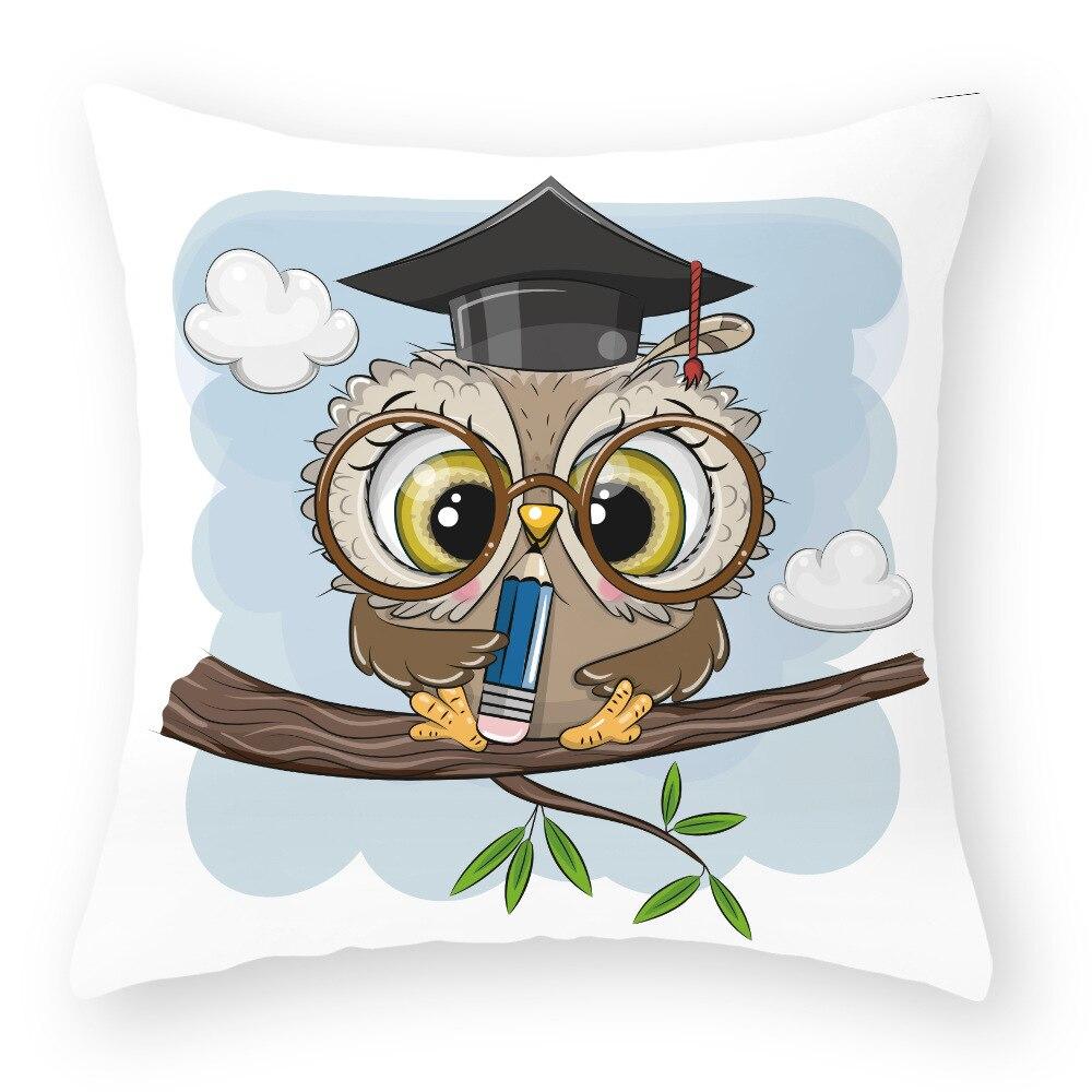 owl throw pillow