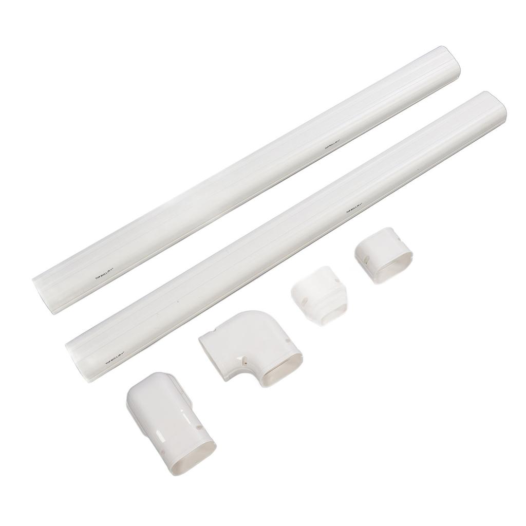 PVC Line Set 410 J Printable Decorative Tubing Cover for Mini Split and Central Air Conditioners