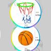Sensory Training Funny Basketball Hoop Toy Kit No-punch  Funny   Fitness
