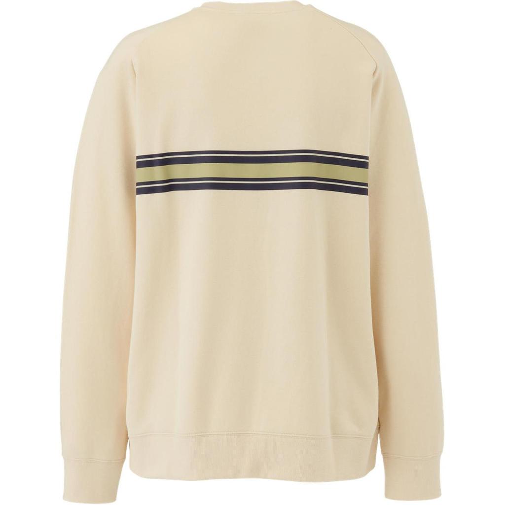 Onitsuka Tiger Sweat Top Cartoon Striped Round Neck Pullover Long Sleeve College Style Sweatshirt Unisex Sweatshirt Off-White 2183B378-250