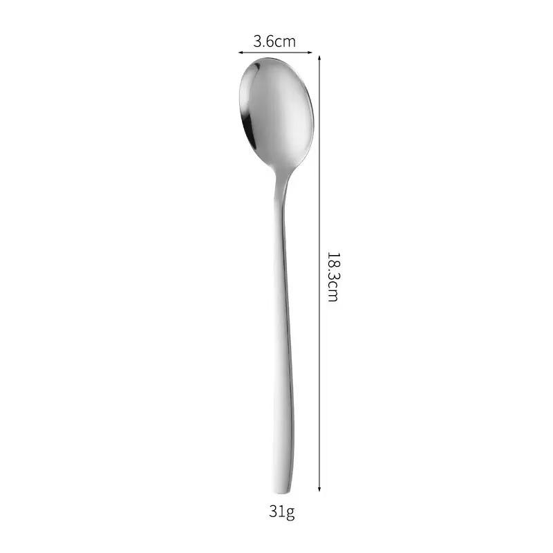 304 Stainless Steel Spoons for Adults & Children - Stylish Household Soup Spoons