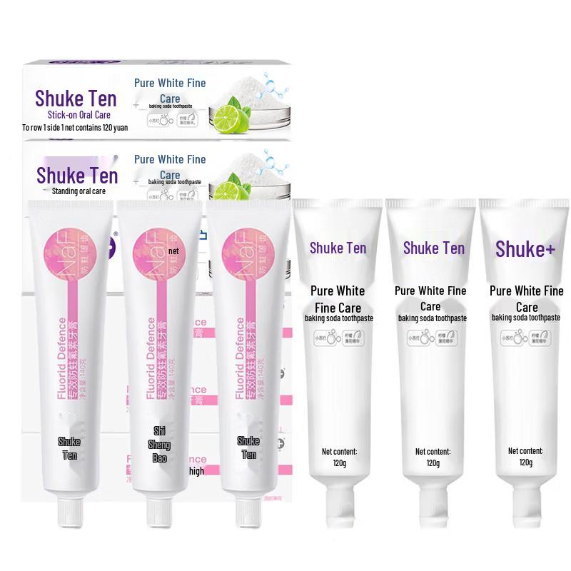Shuke Anti-cavity & Whitening Toothpaste Bundle