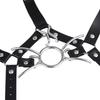 Unisex Simulated Harness Mouth Gag with Metal Nose Hook, Spider Fork & Ball Gag