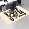 Fight Like A Champion Chair Mat: Office Carpet, Oversized Rug for Home Decor, Sofa Mat, Desk Pad Gift Suitable for Bedroom, Living Room, Any Room