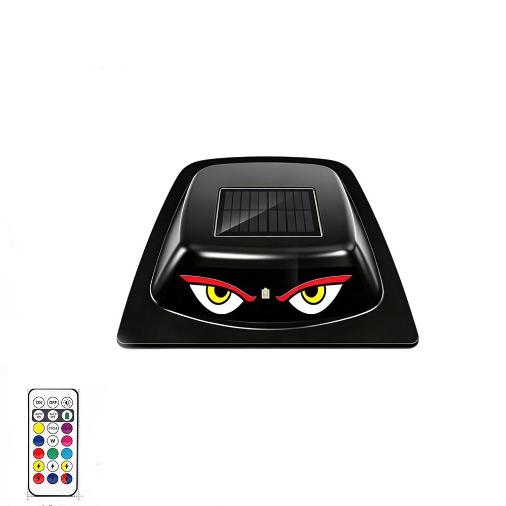 Solar Powered Demon Eye Light Waterproof Glow Marker Light Vehicle Exterior чёрный