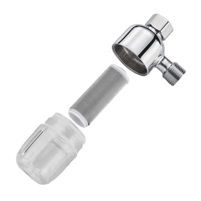 Shower Filter Water System 12 Inch Limescale Filter with Stainless Steel and Zinc Alloy for Clean Shower Water