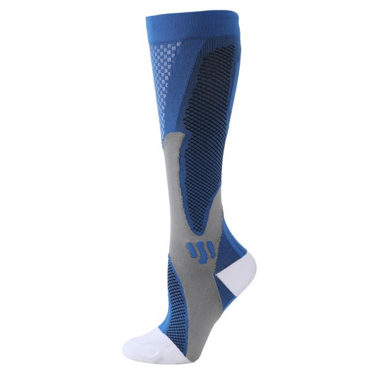 Cross-Border Unisex Compression Calf Socks – Magic Pressure Nylon Sports Socks S/M