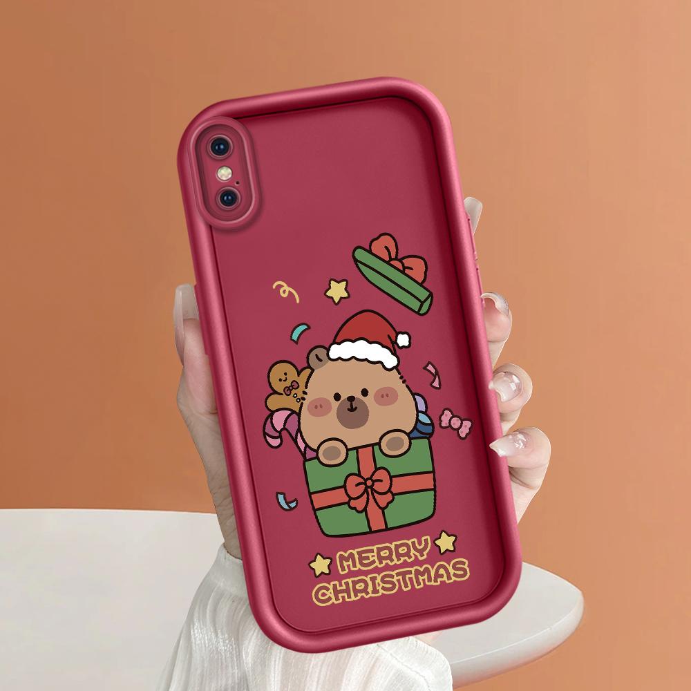 Cute KAPIBARA Soft Phone Casing for Realme OPPO Reno VIVO Infinix Tecno Oneplus Full Cover Camera Shockproof Protection Rubber Case Cover