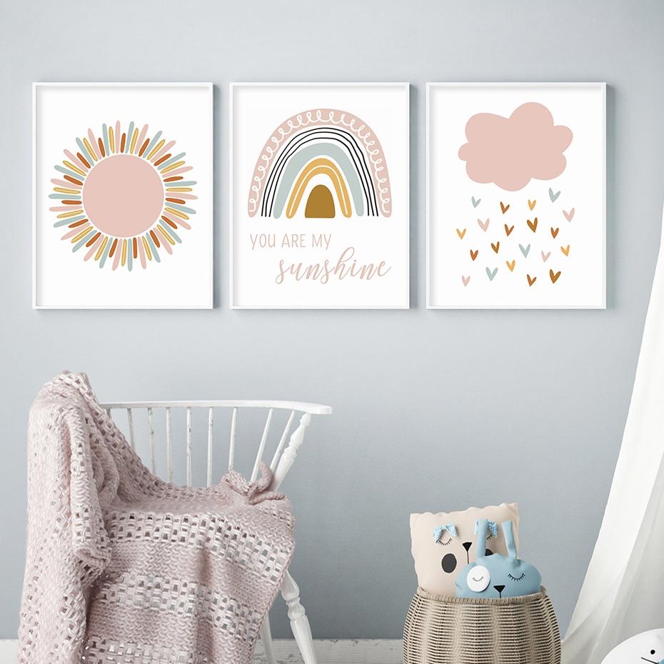 Printable Wall Art Nursery Quote Boho Nursery Decor Nursery Poster Kids ...