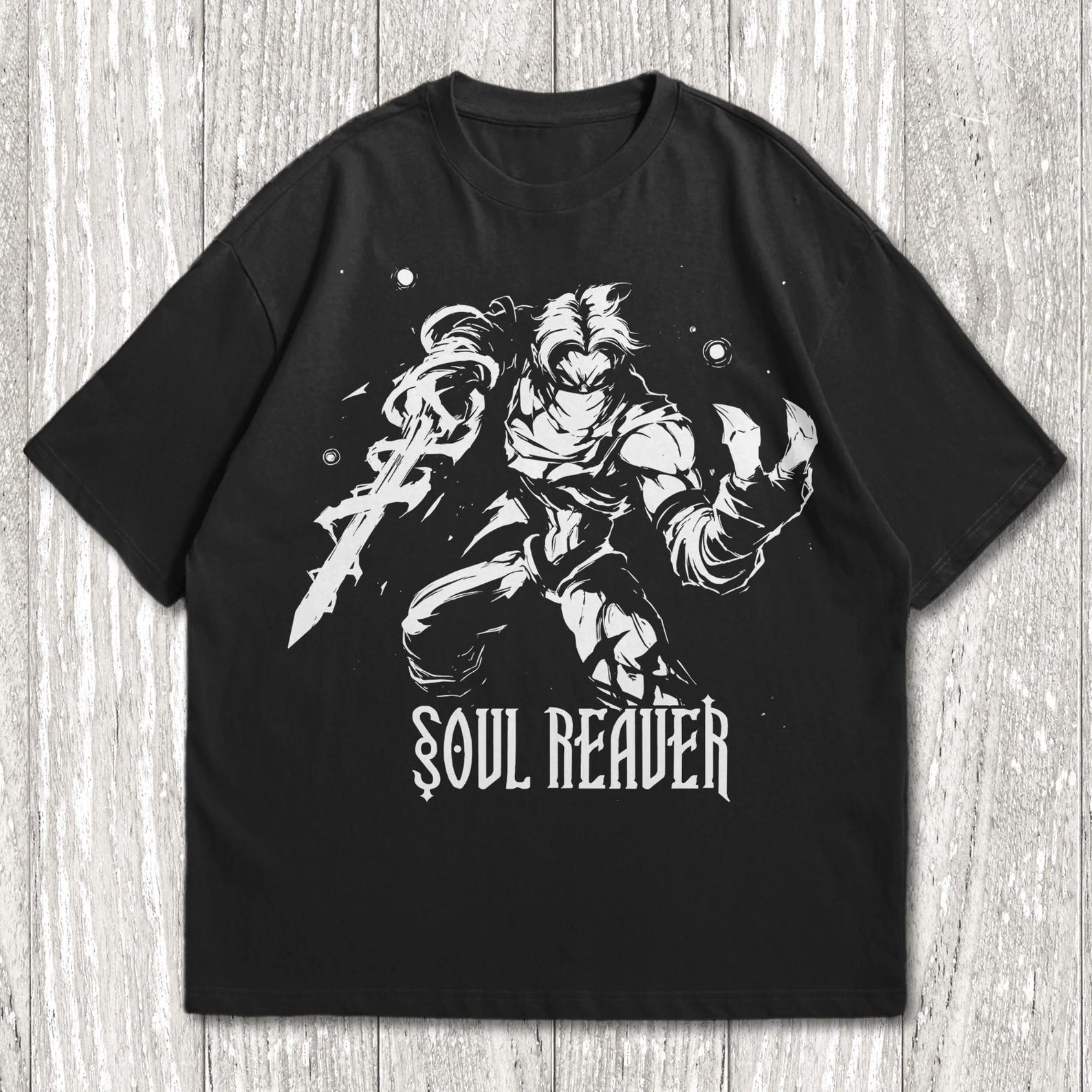 Legacy of Kain Soul Reaver T-Shirt, Retro Y2K Video Game T-Shirt, Soul Reaver T-Shirt, Gifts For Man And Women Unisex T-Shirt M
