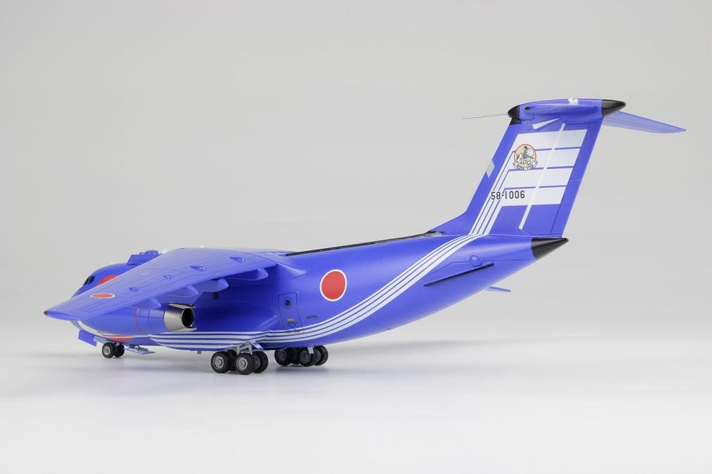 PLATZ JASDF Transport Aircraft JASDF 50th Anniversary Painted Aircraft Unpainted Kit 1/144 C-1 Multi-Material PC-14 (Airplane)