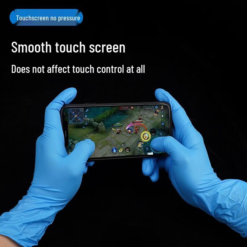 COKRSUPE Disposable Blue Protective Gloves