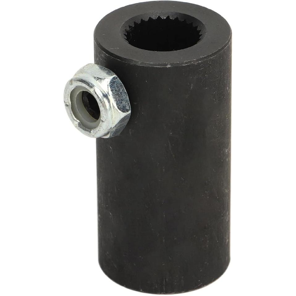 Black Steering Joints 9/16" - 26 Spline To 3/4" Dd U Joint Shaft, 9/16 26 Spline To 3/4 Round Coupling, High Strength Responsive Steering Shaft