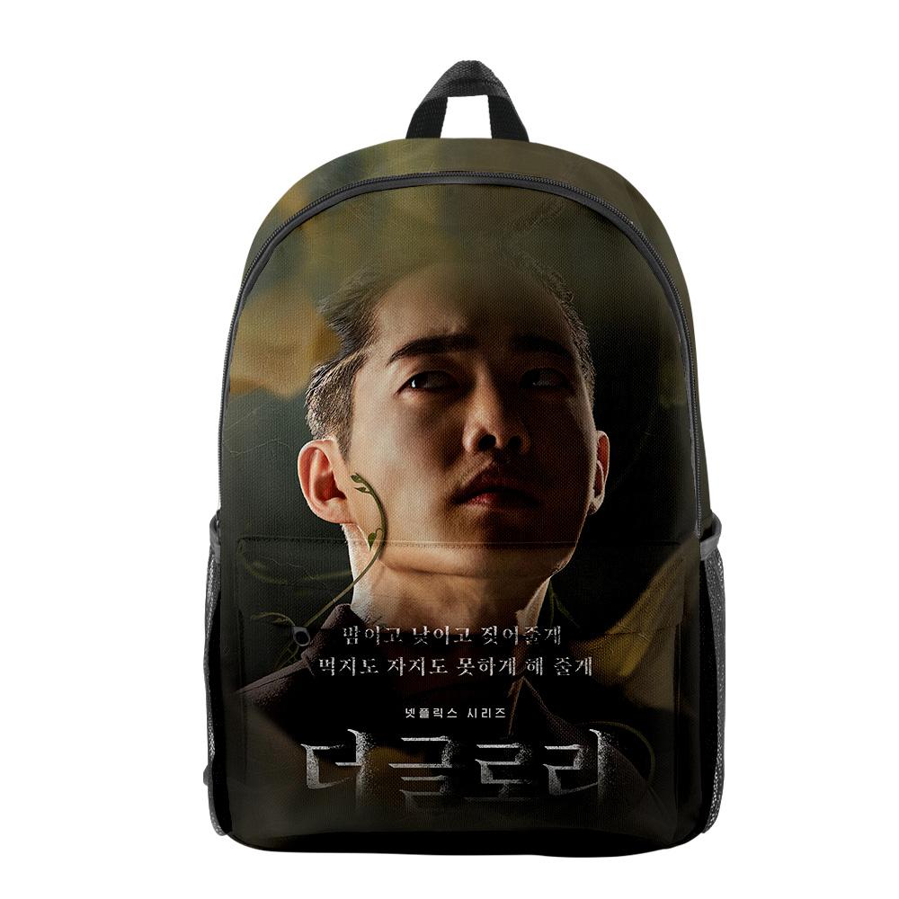 Classic Novelty Cool The Glory Kdrama pupil Bookbag Notebook Backpacks 3D Print Oxford Waterproof Boys/Girls Travel Backpacks