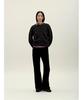 Anggae Wilted Knit Pullover Brown