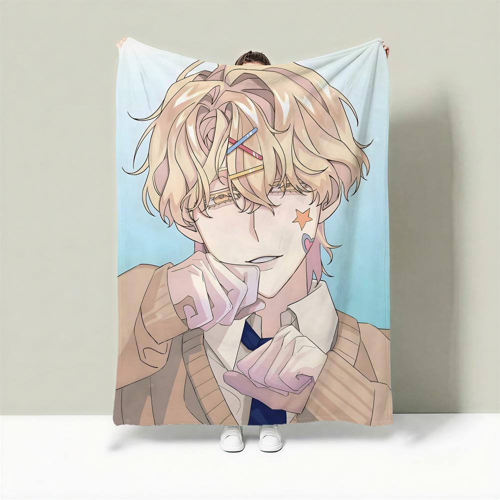 

Music A-Alien Stage Throw Lightweight 240g Flannel Blanket Soft Skin-friendly for Summer Cooling 75cmx90cm