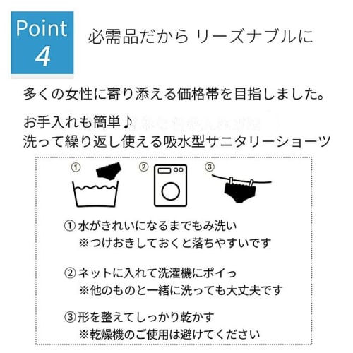 KarlyShop Import Absorbent Sanitary Shorts, Boxer Briefs, Comfortable Groin, Half-Length, Absorbent Cotton, Deep Fit, Leak-Resistant, Rs8036 M, Black