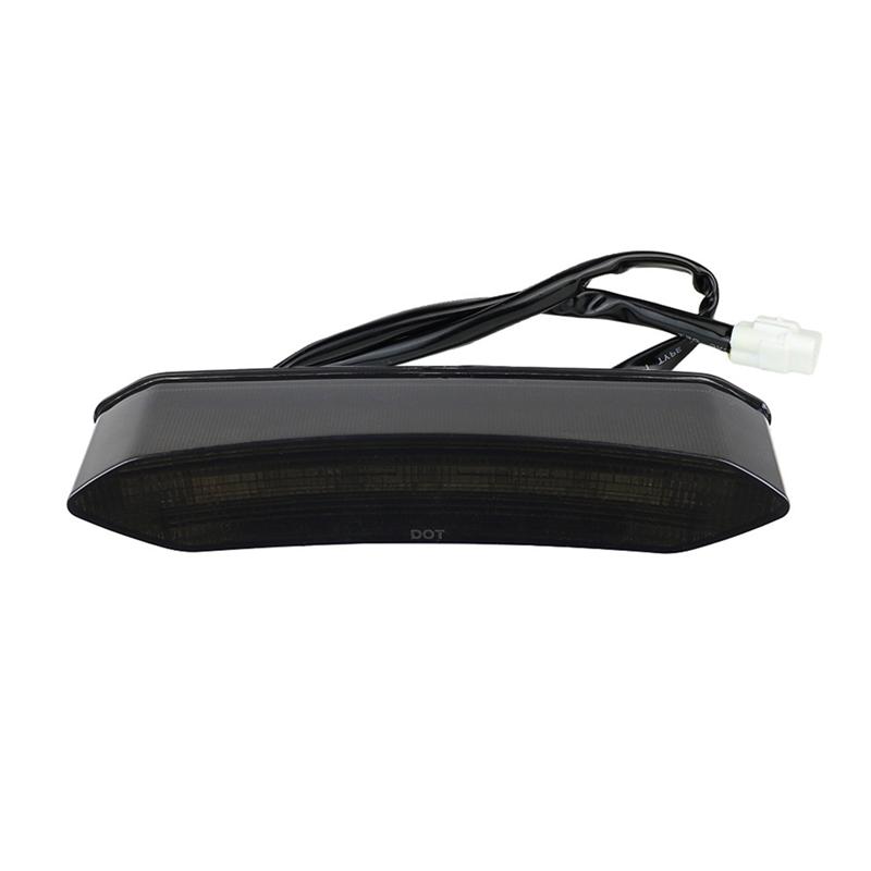 ABLZ-12V Motorbike Tail Light LED Tail Light Motorbike Light Parts For Raptor 700 06-018 Black