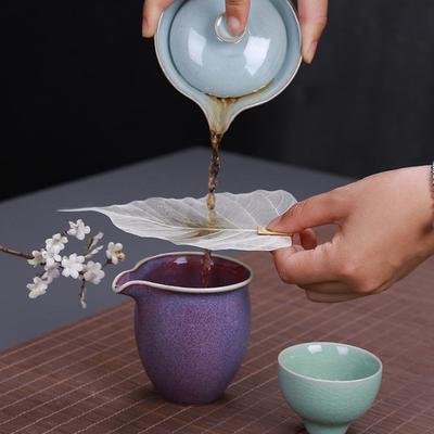 Infusori per tè Kung Fu a forma di foglie, filtro per tè in foglia, accessori per tè Bodhi Leakage