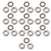 10pcs Thrust   Bearing Miniature High   Flat Steel Bearings Set (F6-12M 6x12x4.5mm)